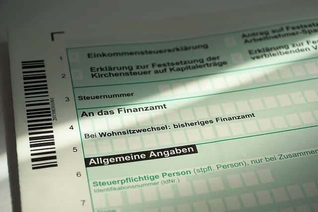 steuer formular als software digital
