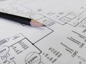 Stromlaufplan für Baustelle