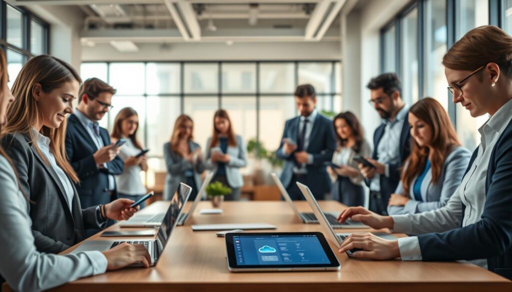 Mobile Nutzung Cloud Lösungen