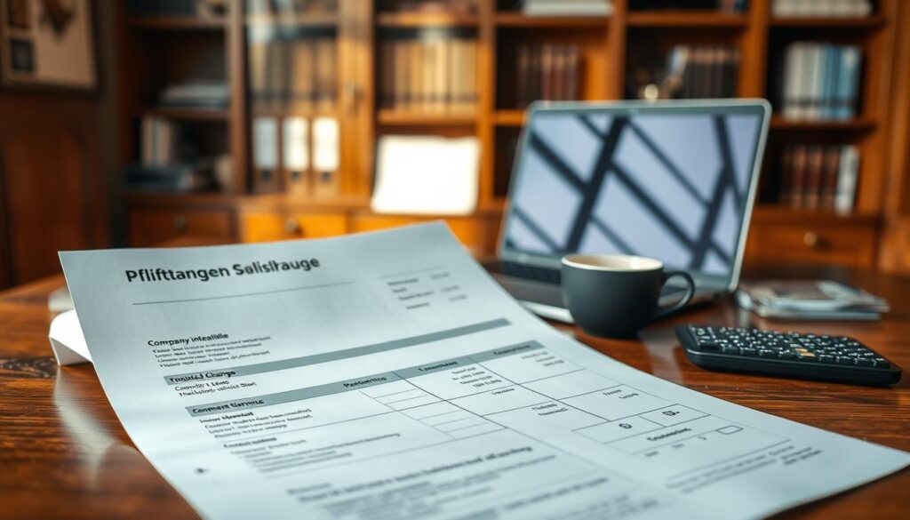 Pflichtangaben Schlussrechnung